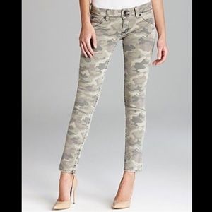 Hudson Jeans Collin Skinny Green Camo